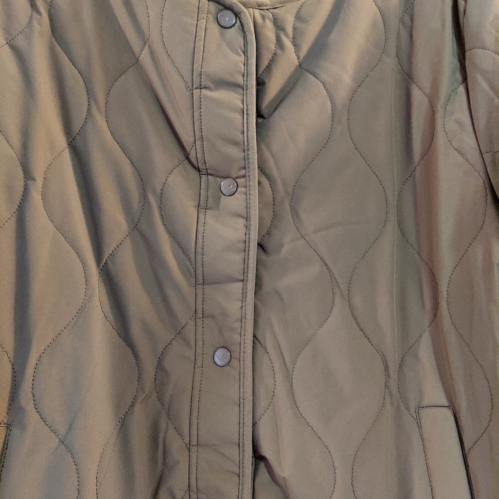 NWT UGG Koolaburra Olive Green Reversible Jacket XXL Ptp 27" Length 32" - Picture 2 of 7